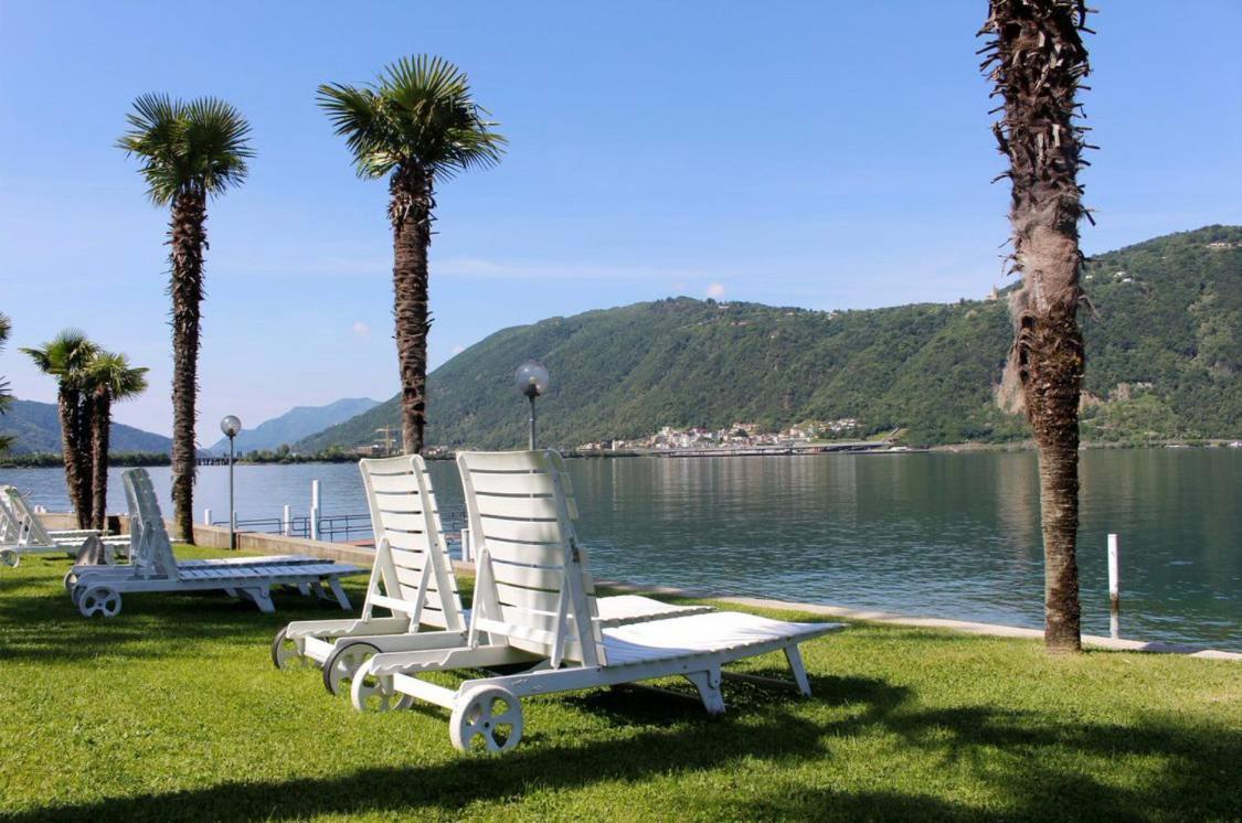 Holiday On The Lake Lugano Bissone Buitenkant foto