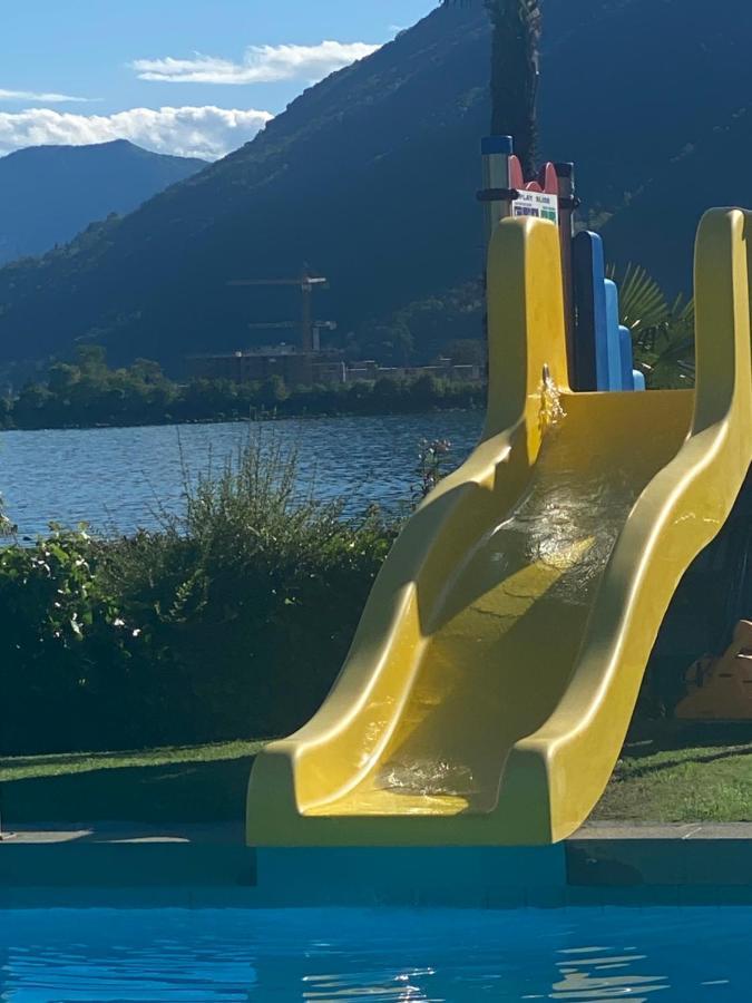 Holiday On The Lake Lugano Bissone Buitenkant foto