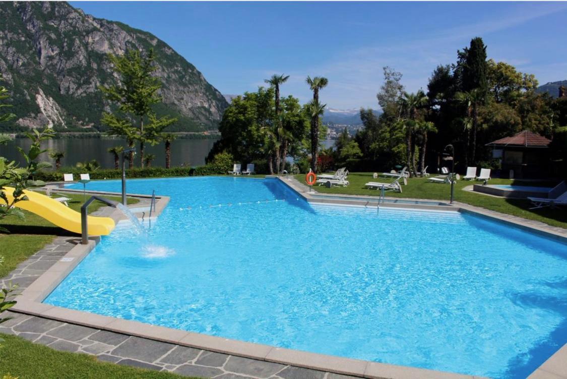 Holiday On The Lake Lugano Bissone Buitenkant foto