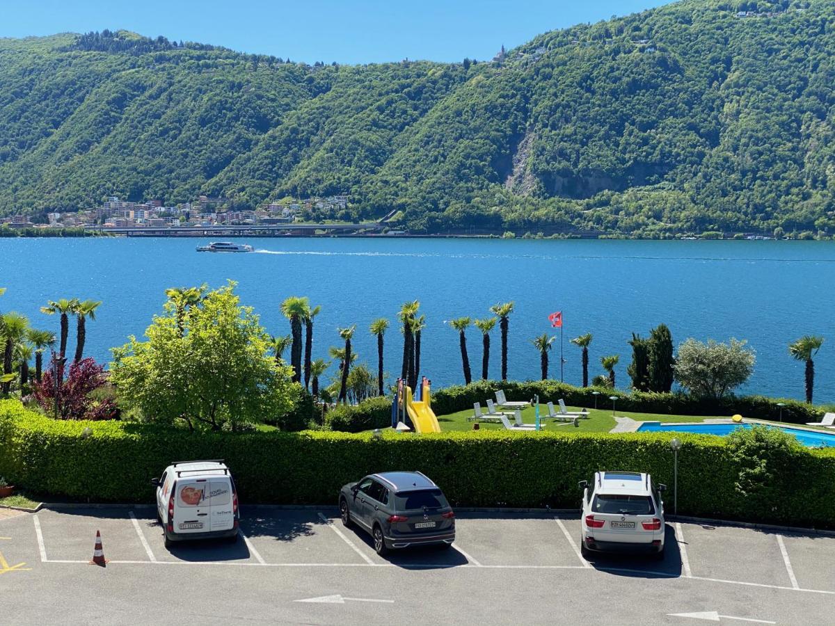 Holiday On The Lake Lugano Bissone Buitenkant foto